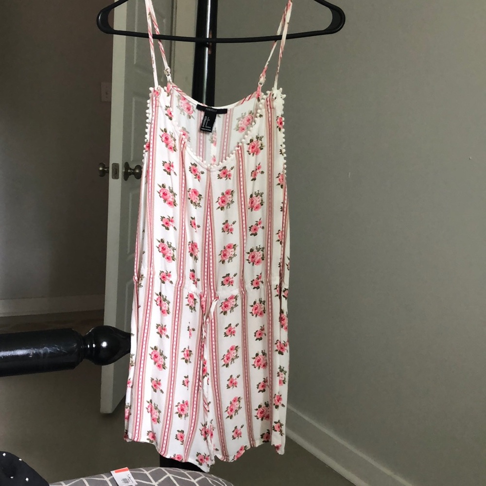 Forever 21 floral romper